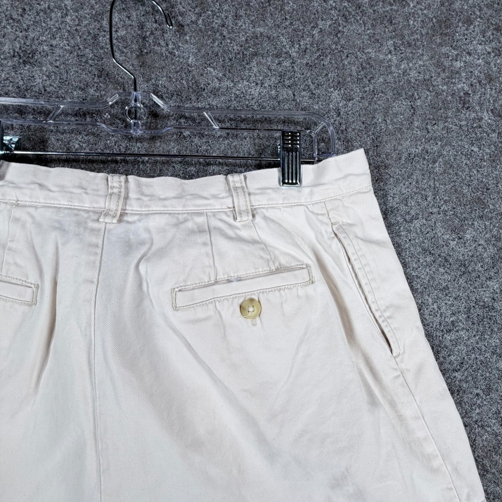 Gap Chino Shorts Womens 8 White Cotton Relaxed Fit Mid Rise Button Fly Outdoor - Picture 9 of 15